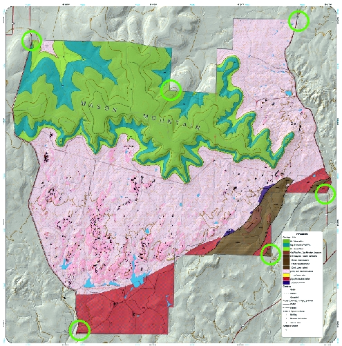 suggested georeferencing points